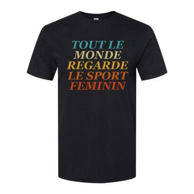 Retro Tout Le Monde Regarde Le Sport Feminin Apparel Softstyle® CVC T-Shirt