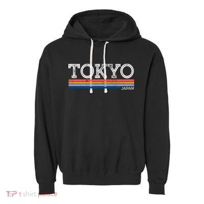 Retro Tokyo Logo Garment-Dyed Fleece Hoodie