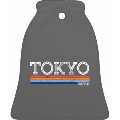 Retro Tokyo Logo Ceramic Bell Ornament