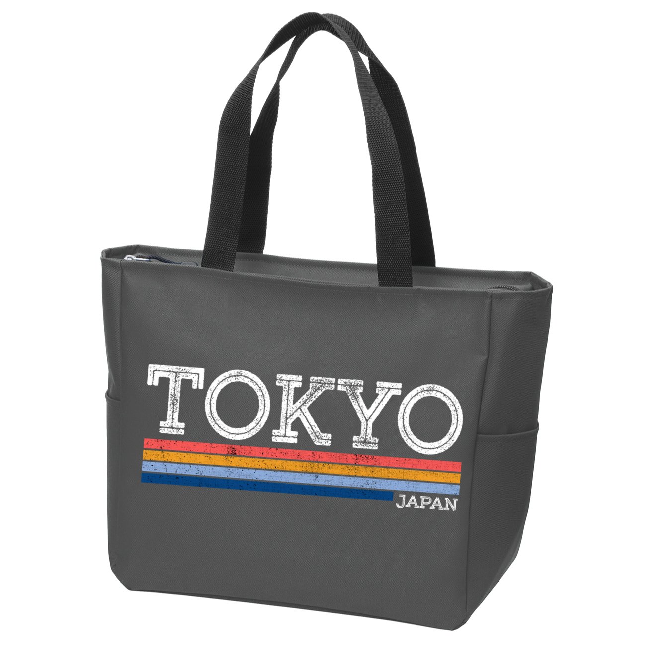 Retro Tokyo Logo Zip Tote Bag