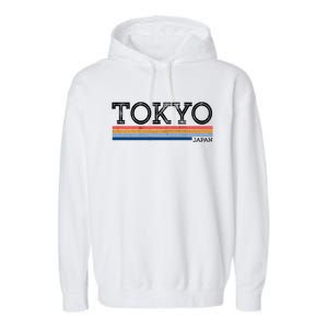 Retro Tokyo Logo Garment-Dyed Fleece Hoodie