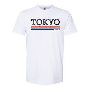 Retro Tokyo Logo Softstyle CVC T-Shirt