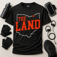 Retro The Land Cleveland Ohio Travel Souvenir Cooling Performance Crew T-Shirt
