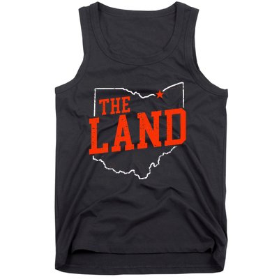 Retro The Land Cleveland Ohio Travel Souvenir Tank Top