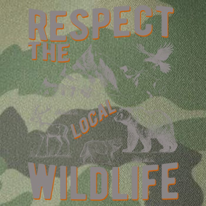 Respect The Local Wildlife Legacy Tie Dye Trucker Hat