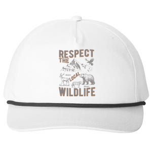 Respect The Local Wildlife Snapback Five-Panel Rope Hat