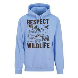 Respect The Local Wildlife Unisex Surf Hoodie