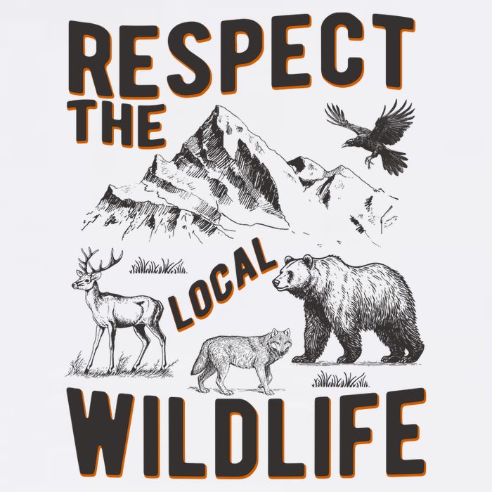 Respect The Local Wildlife Cool Comfort Performance Bucket Hat