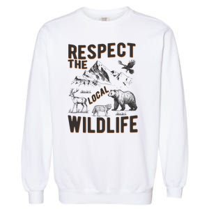 Respect The Local Wildlife Garment-Dyed Sweatshirt