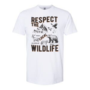 Respect The Local Wildlife Softstyle CVC T-Shirt