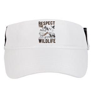 Respect The Local Wildlife Adult Drive Performance Visor