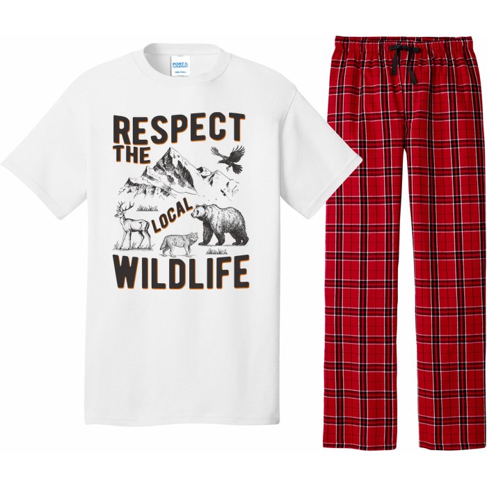 Respect The Local Wildlife Pajama Set