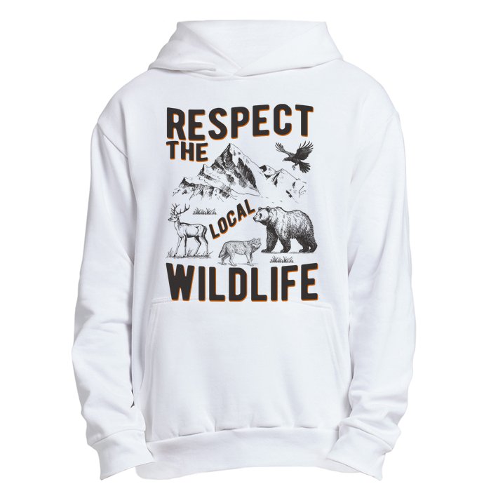 Respect The Local Wildlife Urban Pullover Hoodie