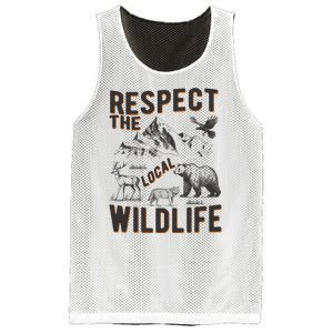 Respect The Local Wildlife Mesh Reversible Basketball Jersey Tank