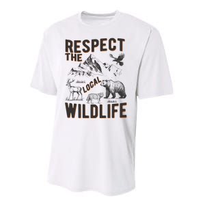 Respect The Local Wildlife Performance Sprint T-Shirt