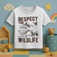 Respect The Local Wildlife Toddler T-Shirt