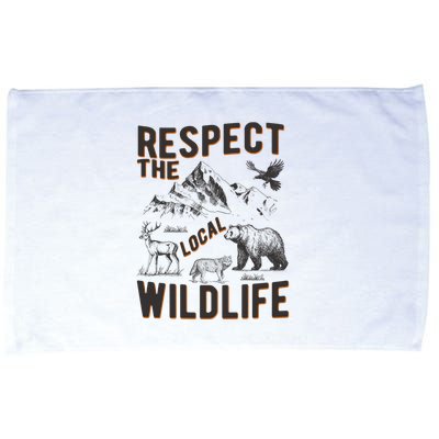 Respect The Local Wildlife Microfiber Hand Towel