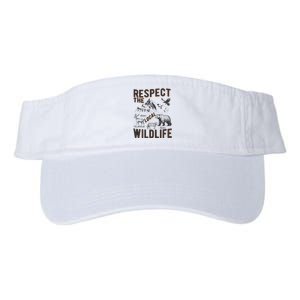 Respect The Local Wildlife Valucap Bio-Washed Visor