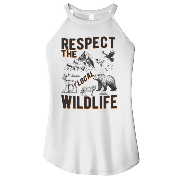Respect The Local Wildlife Women's Perfect Tri Rocker Tank