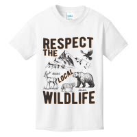 Respect The Local Wildlife Kids T-Shirt