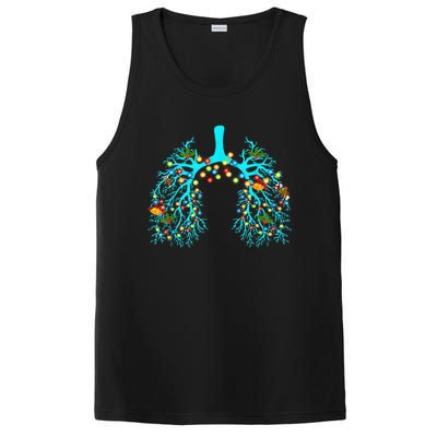 Respiratory Therapy Lung Christmas Xmas Light Ornament PosiCharge Competitor Tank