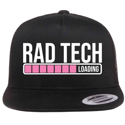Rad Tech Loading Radiology Student Future Radiologist Flat Bill Trucker Hat