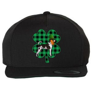 Rat Terrier Leprechaun St Patricks Day Lucky Clover Great Gift Wool Snapback Cap