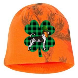 Rat Terrier Leprechaun St Patricks Day Lucky Clover Great Gift Kati - Camo Knit Beanie