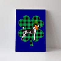 Rat Terrier Leprechaun St Patricks Day Lucky Clover Great Gift Canvas