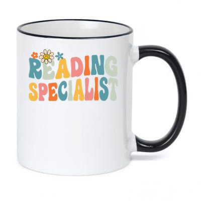 Reading Teacher Literacy Coach Principal Reading Specialist 11oz Black Color Changing Mug