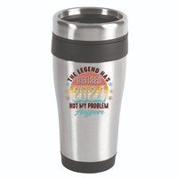 Retro The Legend Has Retired Not My Problem Anymore 2024 16oz Travel Tumbler