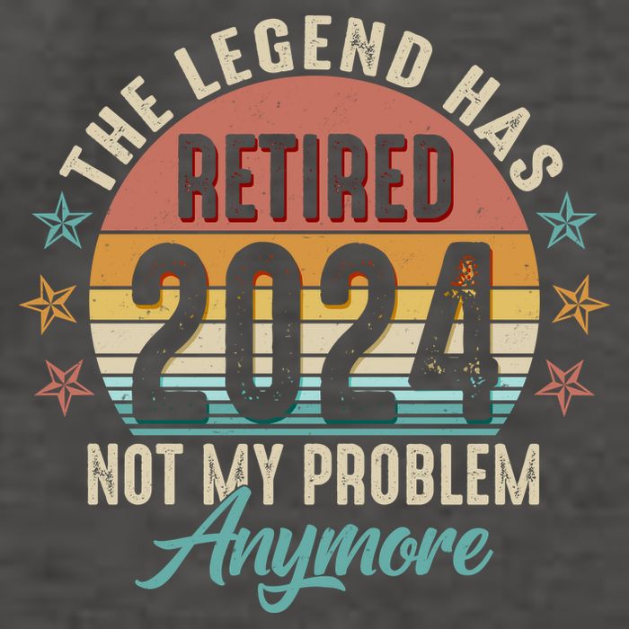 Retro The Legend Has Retired Not My Problem Anymore 2024 Vector Backpack