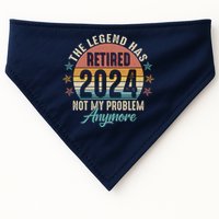 Retro The Legend Has Retired Not My Problem Anymore 2024 USA-Made Doggie Bandana