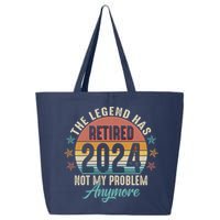 Retro The Legend Has Retired Not My Problem Anymore 2024 25L Jumbo Tote