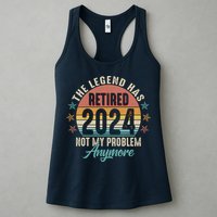 Retro The Legend Has Retired Not My Problem Anymore 2024 Womens Tank Top