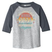 Retro The Legend Has Retired Not My Problem Anymore 2024 Toddler Fine Jersey T-Shirt