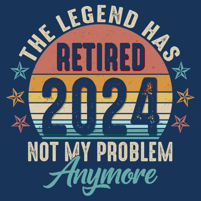 Retro The Legend Has Retired Not My Problem Anymore 2024 Tank Top