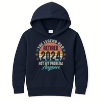 Retro The Legend Has Retired Not My Problem Anymore 2024 Kids Hoodie