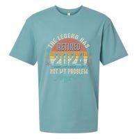 Retro The Legend Has Retired Not My Problem Anymore 2024 Sueded Cloud Jersey T-Shirt