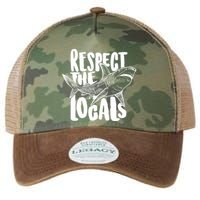 Respect The Locals Shark Week Lover Legacy Tie Dye Trucker Hat