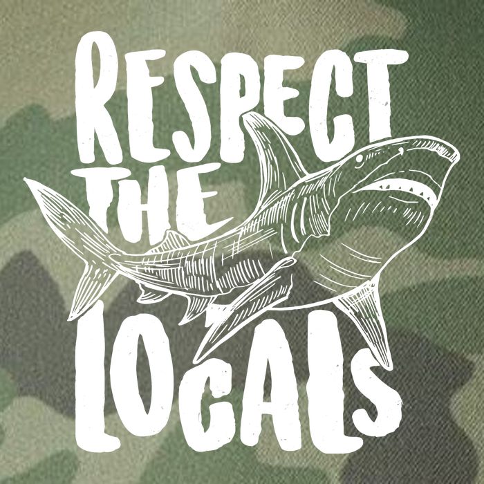 Respect The Locals Shark Week Lover Legacy Tie Dye Trucker Hat