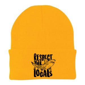 Respect The Locals Shark Week Lover Knit Cap Winter Beanie