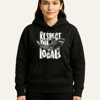 Respect The Locals Shark Week Lover Hoodie