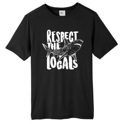 Respect The Locals Shark Week Lover Tall Fusion ChromaSoft Performance T-Shirt