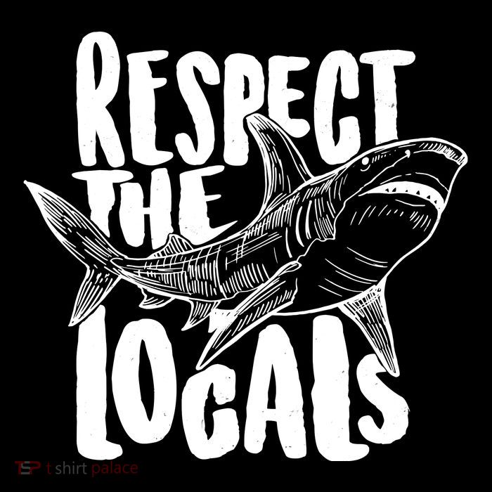 Respect The Locals Shark Week Lover Youth Performance Sprint T-Shirt