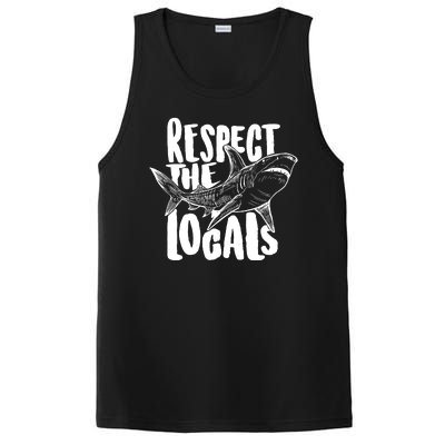 Respect The Locals Shark Week Lover PosiCharge Competitor Tank