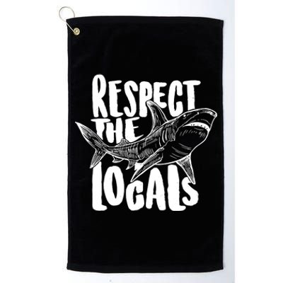 Respect The Locals Shark Week Lover Platinum Collection Golf Towel