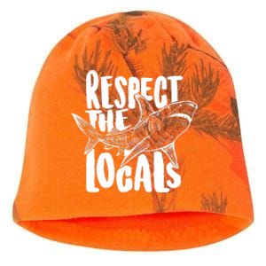 Respect The Locals Shark Week Lover Kati - Camo Knit Beanie