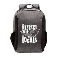 Respect The Locals Shark Week Lover Vector Backpack