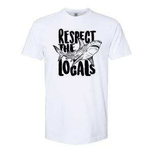 Respect The Locals Shark Week Lover Softstyle® CVC T-Shirt